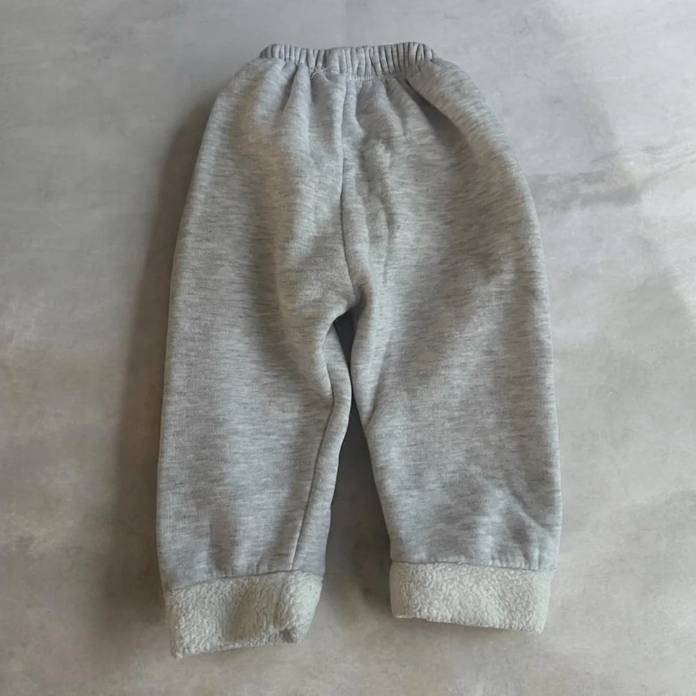 Striped Gray Kids Jacket and Pants Set Size 12-18